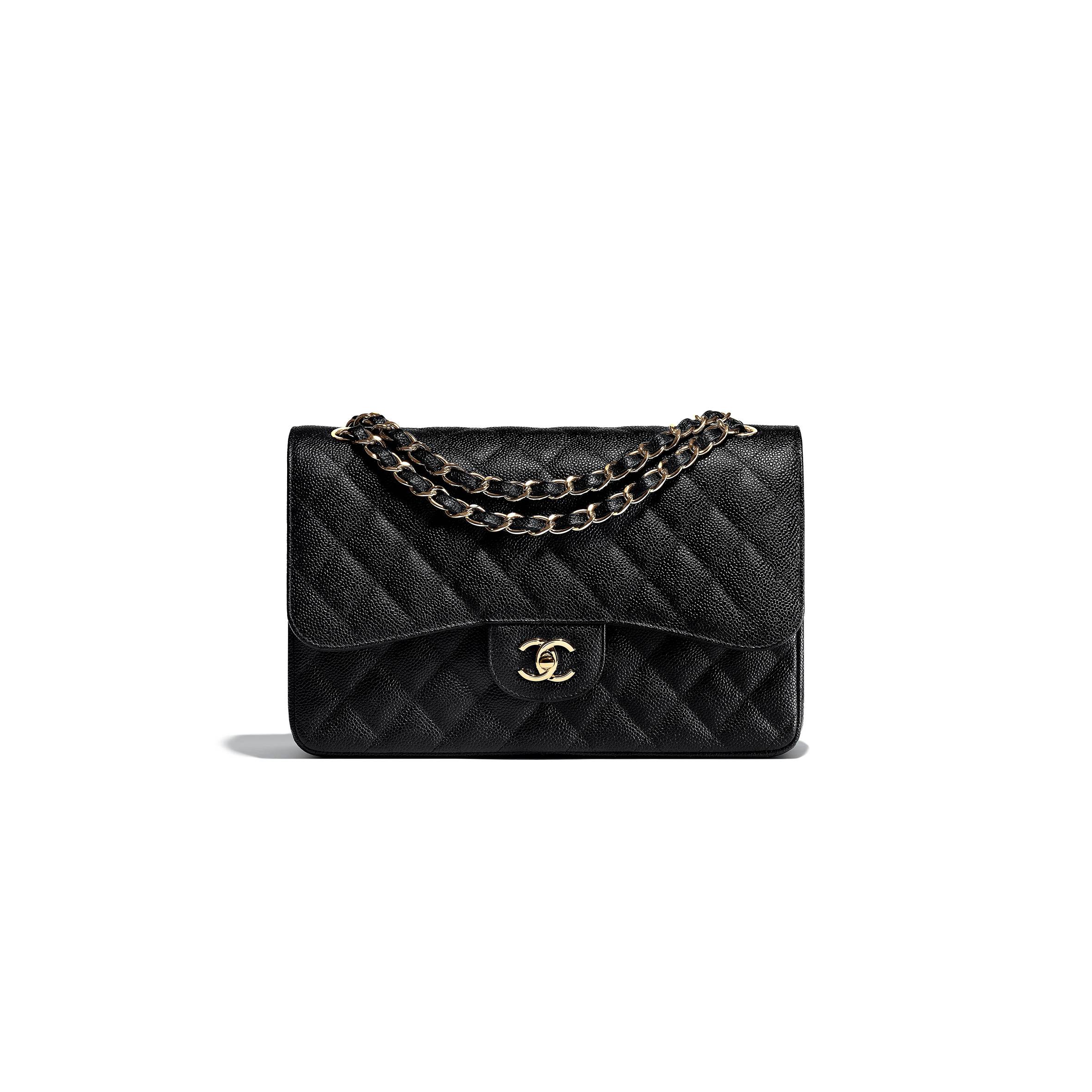 CHANEL MIDDLE CLASSIC HANDBAG A58601 Y01864 C3906 (25.5*15.5*6.cm)